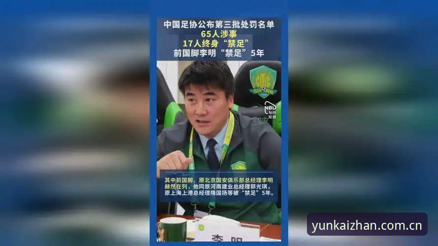 中国足协第三批禁足名单全面评测——云开全站登录带你深度解析赛事净化行动